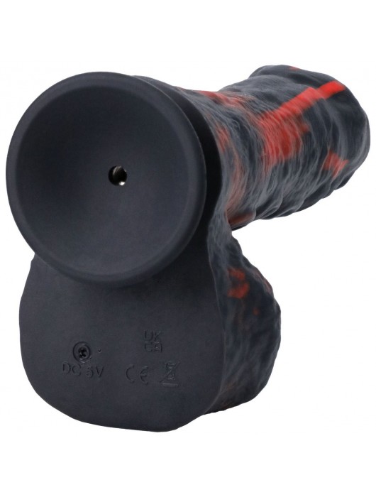 Черно-красная мини-машина на присоске Tendril Thruster - 21,6 см. - Doc Johnson - купить с доставкой в Курске