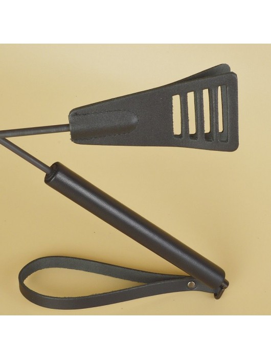 Черный кожаный стек «Сириус» - 60 см. - Sitabella - купить с доставкой в Курске