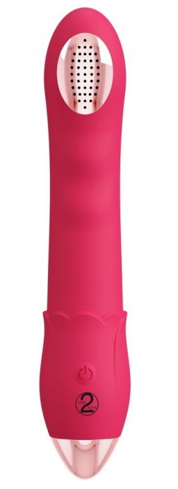 Малиновая насадка на душ с вибрацией Showers to orgasm - 20,1 см. - Orion - купить с доставкой в Курске