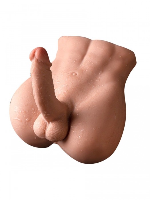 Телесный мужской торс с вибрацией и возвратно-поступательными движениями Bartlett - SHEQU купить в Курске с доставкой в Orgasmix.ru Телесный мужской торс с вибрацией и возвратно-поступательными движениями Bartlett - SHEQU