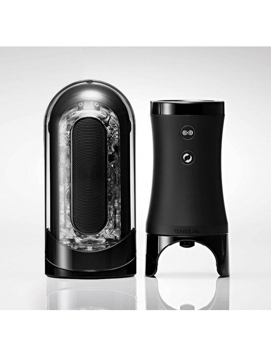 Набор Tenga Flip Zero Electronic Vibrotation: мастурбатор с вибрацией и устройство вращения - Tenga - в Курске купить с доставкой