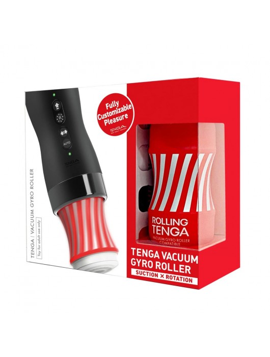 Набор Tenga Vacuum Gyro Roller 3s: мастурбатор и устройство для вращения и создания вакуума - Tenga - в Курске купить с доставкой