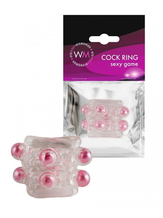 Прозрачная насадка на пенис с цветными шариками - Erowoman-Eroman - в Курске купить с доставкой