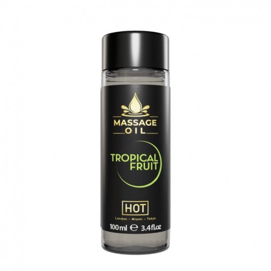 Массажное масло c ароматом тропических фруктов Massage Oil - 100 мл. - HOT - купить с доставкой в Курске
