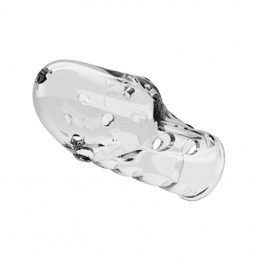 Прозрачная насадка на пенис Booker - 8 см. - Baile - в Курске купить с доставкой