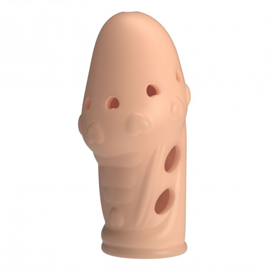 Телесная насадка на пенис Booker - 8 см. - Baile - в Курске купить с доставкой