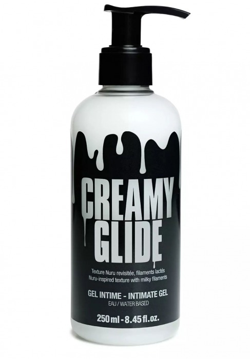Лубрикант на водной основе Creamy Glide с консистенцией спермы - 250 мл. - Strap-on-me - купить с доставкой в Курске