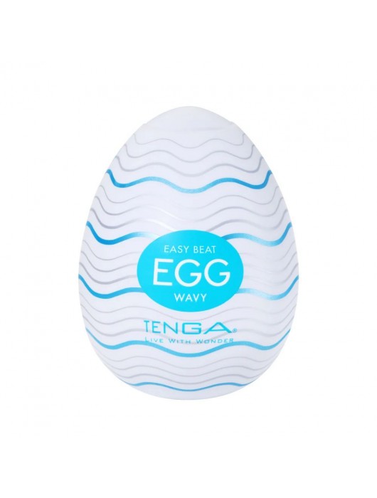 Мастурбатор-яйцо Tenga Egg Wavy - Tenga - в Курске купить с доставкой