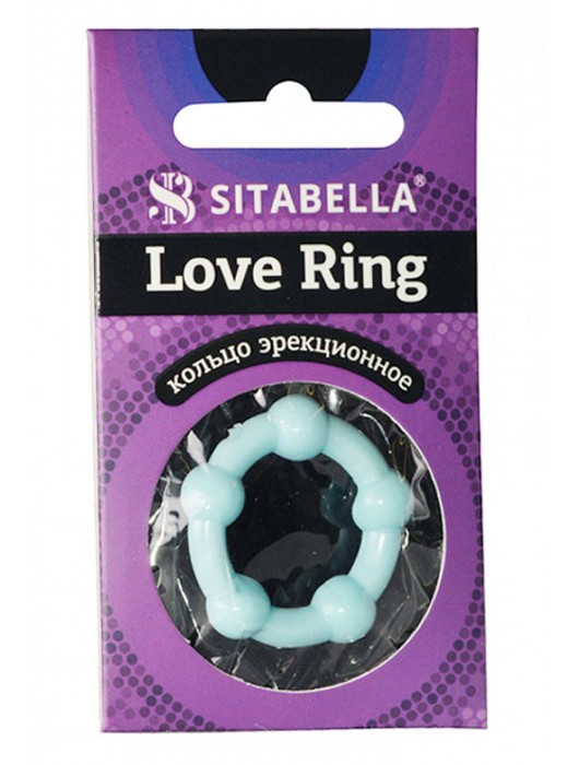 Цветное эрекционное кольцо Love Ring с бусинами - Sitabella - в Курске купить с доставкой