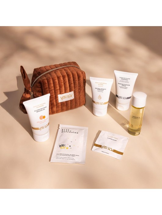 Набор YESforLOV La Trousse Enchantée в коричневой косметичке - YESforLOV - купить с доставкой в Курске