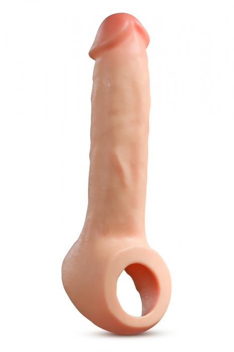 Телесная насадка-удлинитель Thrive 8.75 Inch Realistic Penis Extender Sleeve - 22,2 см. - Blush Novelties - в Курске купить с доставкой