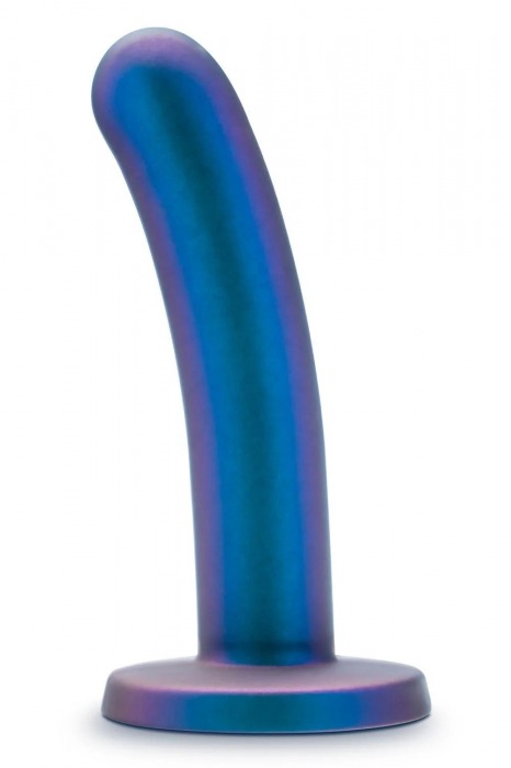 Синяя насадка с гладкой поверхностью Surrender 5.75 Inch Intermediate Pegging Dildo - 14,6 см. - Blush Novelties - купить с доставкой в Курске