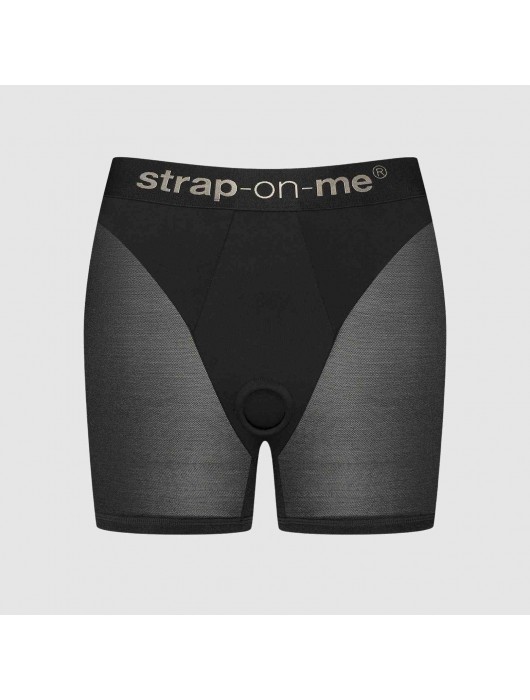 Трусики-шорты для фиксации насадок Strap-on-me Harness Lingerie Halo - size S - Strap-on-me - купить с доставкой в Курске