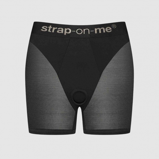 Трусики-шорты для фиксации насадок Strap-on-me Harness Lingerie Halo - size XL - Strap-on-me - купить с доставкой в Курске