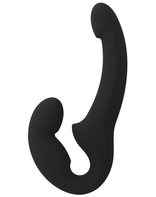 Черный безремневой страпон Share Lite - Fun Factory - купить с доставкой в Курске