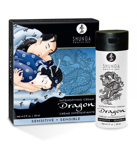 Интимный мужской крем SHUNGA DRAGON SENSITIVE - 60 мл. - Shunga - купить с доставкой в Курске