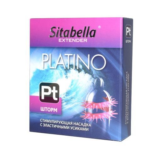 Стимулирующая насадка со спиралью из усиков Platino  Шторм - Sitabella - купить с доставкой в Курске