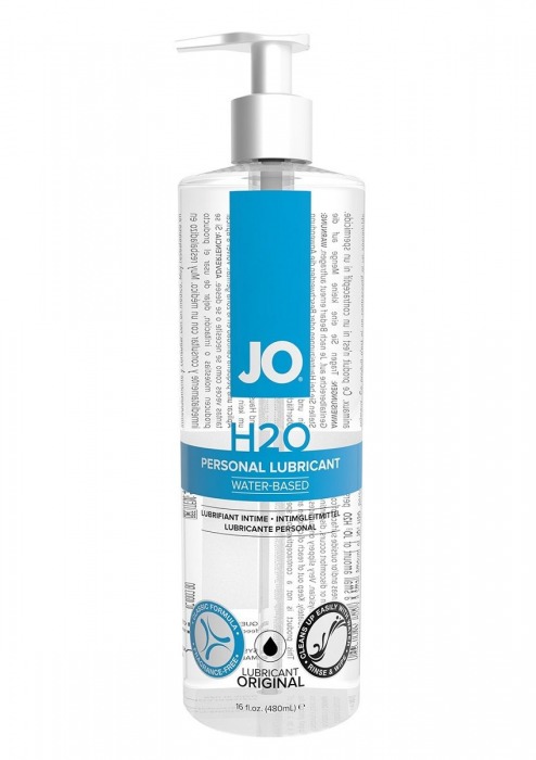 Лубрикант на водной основе JO Personal Lubricant H2O с дозатором - 480 мл. - System JO - купить с доставкой в Курске