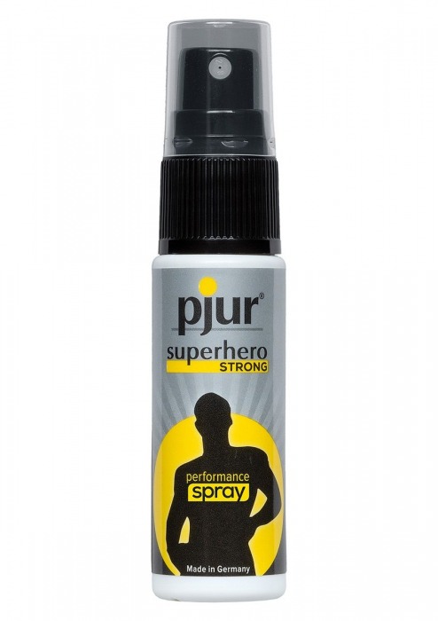 Спрей-пролонгатор длительного действия pjur SUPERHERO Strong Spray - 20 мл. - Pjur - купить с доставкой в Курске