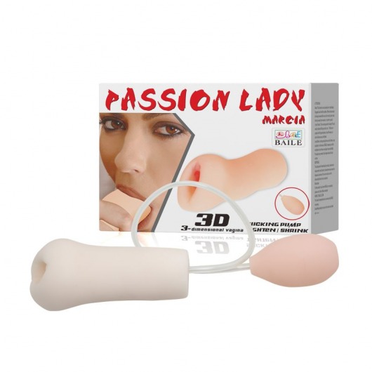 Мастурбатор Passion Lady Marcia с грушей для имитации посасывания - Baile - в Курске купить с доставкой