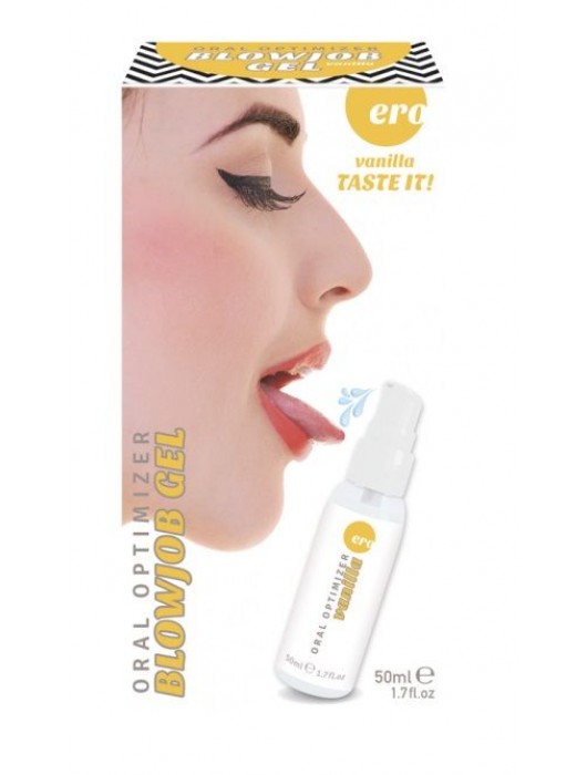 Увлажняющий гель для орального секса с ароматом ванили - 50 мл. - Ero - купить с доставкой в Курске