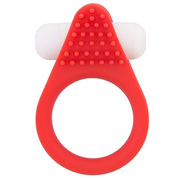 Красное эрекционное кольцо LIT-UP SILICONE STIMU RING 1 RED - Dream Toys - в Курске купить с доставкой