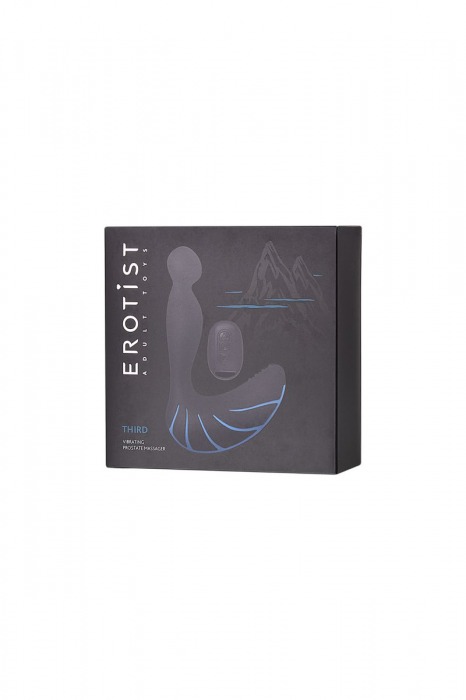 Чёрно-синий массажер простаты Erotist Third - Erotist Adult Toys - в Курске купить с доставкой Чёрно-синий массажер простаты Erotist Third - Erotist Adult Toys - в Курске купить с доставкой