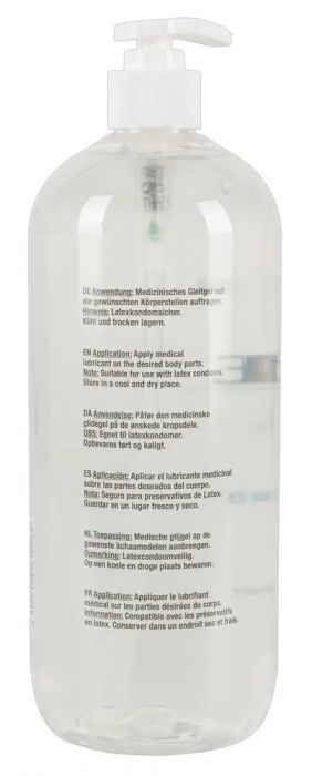 Гель-смазка на водной основе JUSTGLIDE - 1000 мл. - Orion - купить с доставкой в Курске