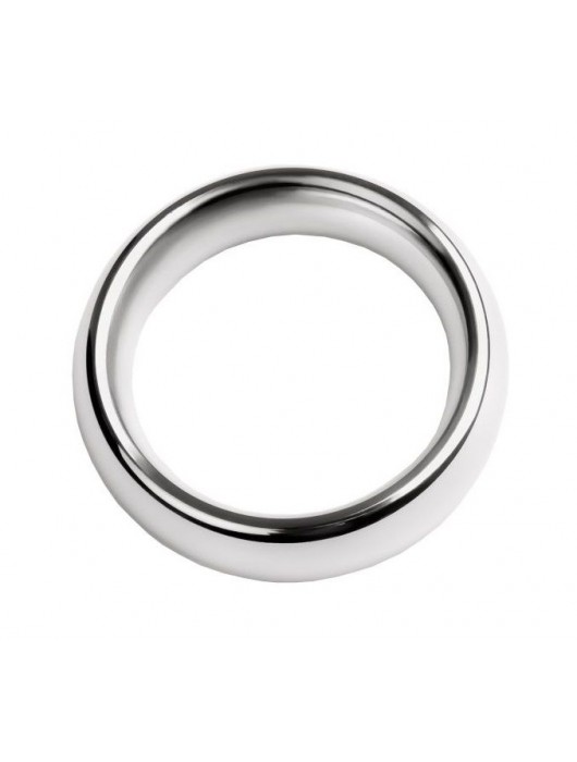 Металлическое эрекционное кольцо размера L - ToyFa - в Курске купить с доставкой