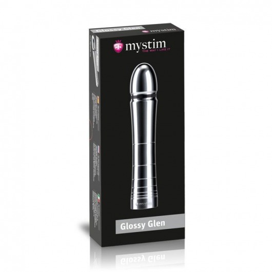 Фаллоимитатор для электростимуляции Glossy Glen Dildo - 14 см. - MyStim - купить с доставкой в Курске