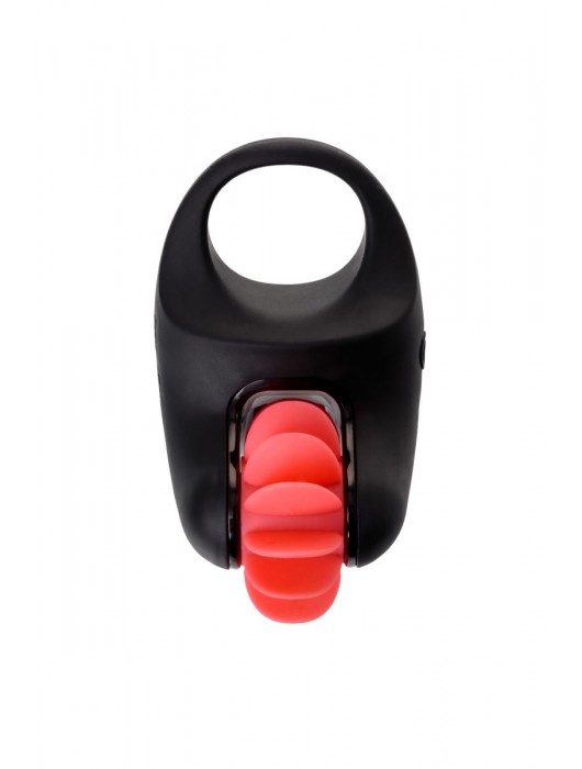 Чёрно-красное эрекционное виброкольцо Erotist - Erotist Adult Toys - в Курске купить с доставкой