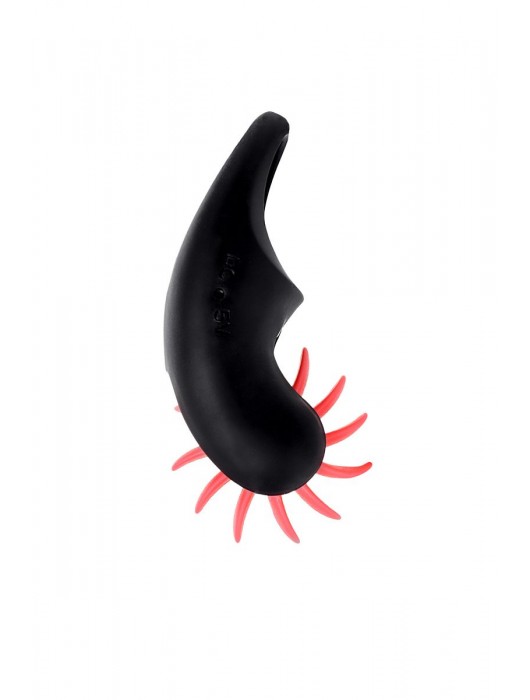 Чёрно-красное эрекционное виброкольцо Erotist - Erotist Adult Toys - в Курске купить с доставкой