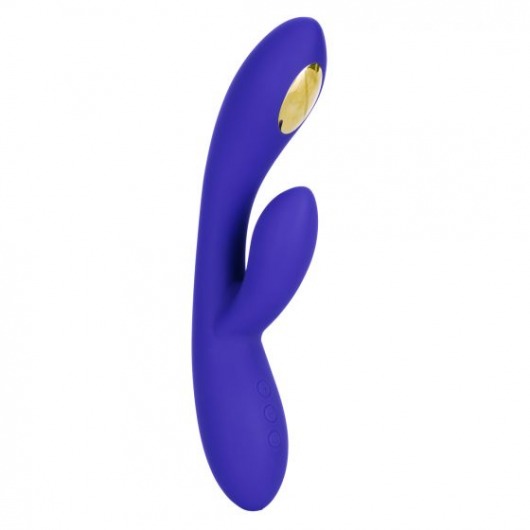 Фиолетовый вибратор с функцией электростимуляции Intimate E-Stimulator Dual Wand - 21,5 см. - California Exotic Novelties - купить с доставкой в Курске