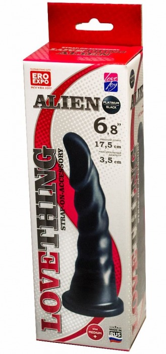 Насадка для трусиков харнесс Alien - 17,5 см. - LOVETOY (А-Полимер) - купить с доставкой в Курске