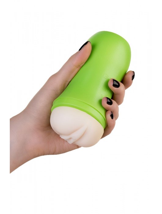 Мастурбатор-вагина A-Toys в зеленой колбе - A-toys - в Курске купить с доставкой