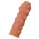Телесная реалистичная насадка KOKOS Extreme Sleeve 11 с дополнительной стимуляцией - 12,7 см. - KOKOS - в Курске купить с доставкой