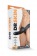 Черный мужской страпон DR. SKIN 6INCH HOLLOW STRAP ON - 16 см. - Blush Novelties - купить с доставкой в Курске