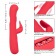 Розовый вибромассажер-кролик Throb Flutter - 21,5 см. - California Exotic Novelties