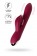 Бордовый вибратор-кролик Sangra - 20,5 см. - ToyFa купить в Курске с доставкой в Orgasmix.ru Бордовый вибратор-кролик Sangra - 20,5 см. - ToyFa