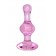 Розовая фигурная анальная втулка - 9,8 см. - Sexus в Курске Розовая фигурная анальная втулка - 9,8 см. - Sexus