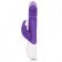 Фиолетовый пульсирующий вибромассажер G-Spot Thrusting Rabbit - 24 см. - Rabbit Essentials