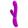 Лиловый вибратор-кролик с подвижной клиторальной щеточкой Clitoris Vibrator - 20,8 см. - Baile купить в Курске с доставкой в Orgasmix.ru Лиловый вибратор-кролик с подвижной клиторальной щеточкой Clitoris Vibrator - 20,8 см. - Baile