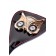 Чёрный стек с совой на кожаном наконечнике - 24 см. - ToyFa - купить с доставкой в Курске