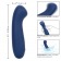 Синий вибромассажер Cashmere Satin G - 15,25 см. - California Exotic Novelties