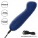Синий вибромассажер Cashmere Satin G - 15,25 см. - California Exotic Novelties