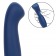 Синий вибромассажер Cashmere Satin G - 15,25 см. - California Exotic Novelties