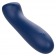Синий вибромассажер Cashmere Satin G - 15,25 см. - California Exotic Novelties
