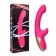 Розовый изогнутый вибромассажер - 20,3 см. - I-MOON купить в Курске с доставкой в Orgasmix.ru Розовый изогнутый вибромассажер - 20,3 см. - I-MOON