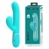 Мятный вибратор-кролик с пульсацией Perdita - 22,8 см. - Baile купить в Курске с доставкой в Orgasmix.ru Мятный вибратор-кролик с пульсацией Perdita - 22,8 см. - Baile