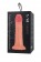 Телесный фаллоимитатор на присоске RealStick CALIBER - 18 см. - ToyFa
